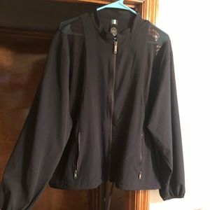 Black athletic jacket